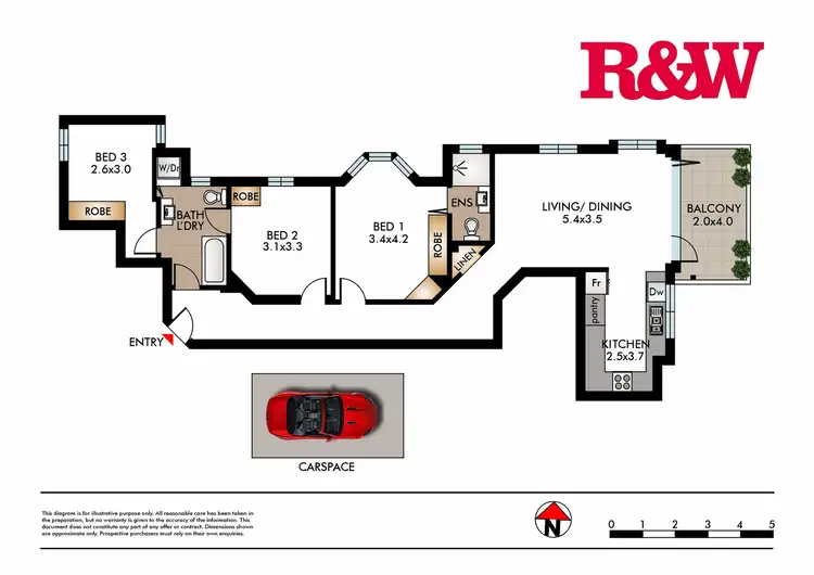 Floorplan of Homely apartment listing, 1/4 Billyard Avenue, Elizabeth Bay NSW 2011