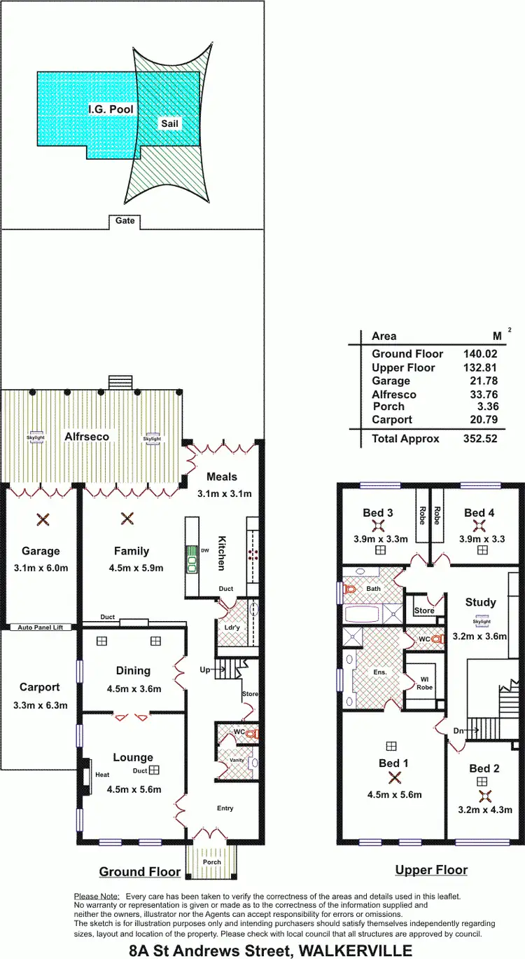 Floorplan of Homely house listing, 8A St Andrews Street, Walkerville SA 5081