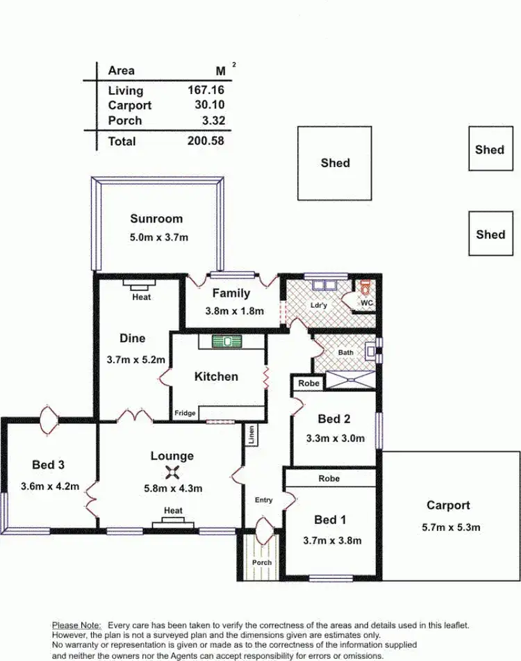Floorplan of Homely house listing, Address available on request