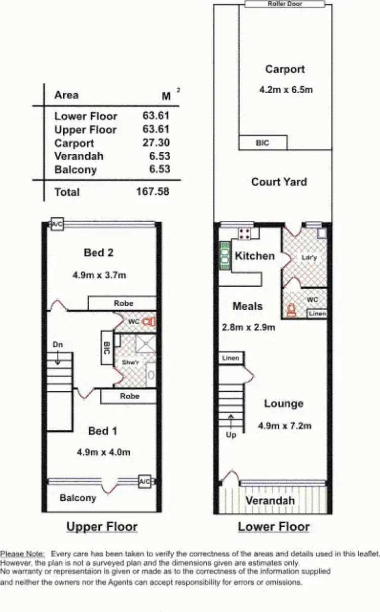 Floorplan of Homely townhouse listing, Address available on request