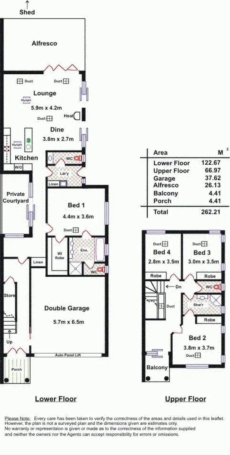 Floorplan of Homely house listing, 6A Kitchener Avenue, Dulwich SA 5065