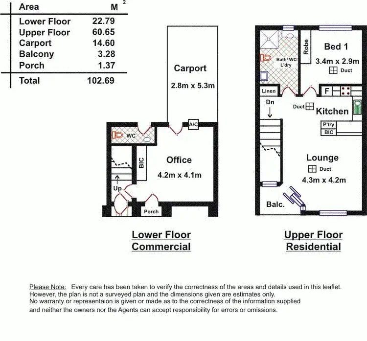 Floorplan of Homely townhouse listing, Address available on request