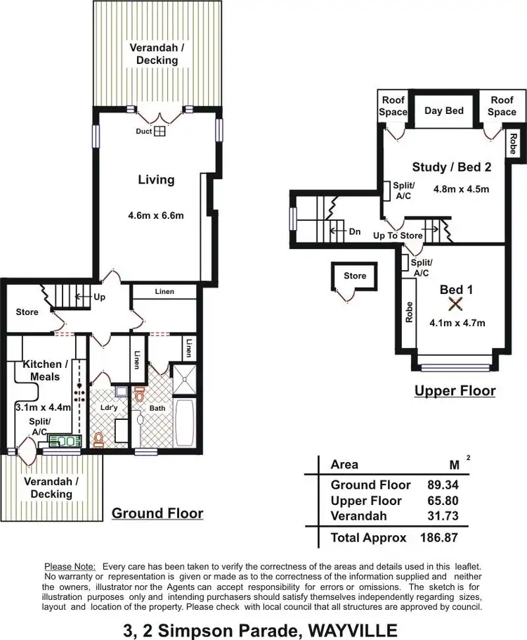 Floorplan of Homely house listing, 3/2 Simpson Pde, Wayville SA 5034