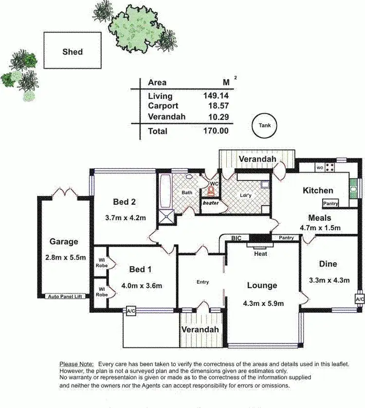 Floorplan of Homely house listing, Address available on request