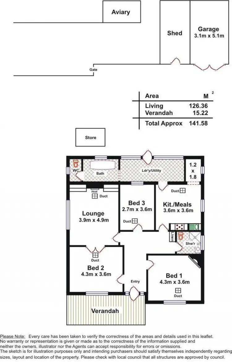Floorplan of Homely house listing, Address available on request