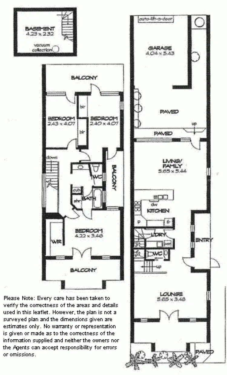 Floorplan of Homely townhouse listing, Address available on request