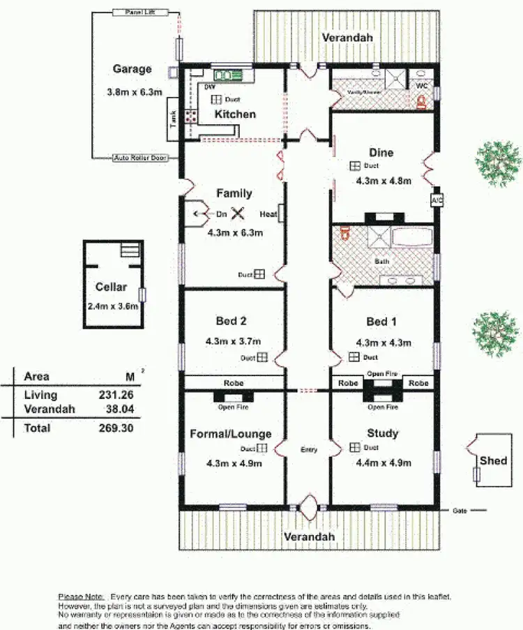 Floorplan of Homely house listing, Address available on request