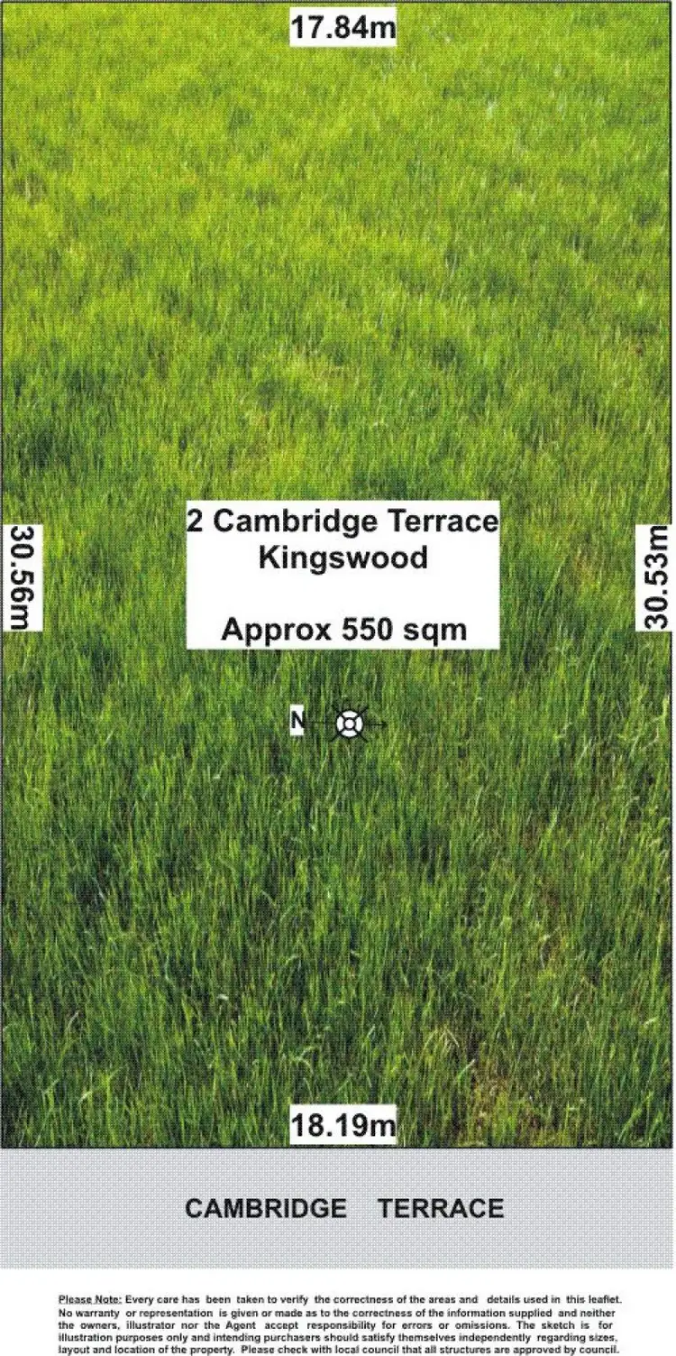 Floorplan of Homely land listing, 2 Cambridge Terrace, Kingswood SA 5062