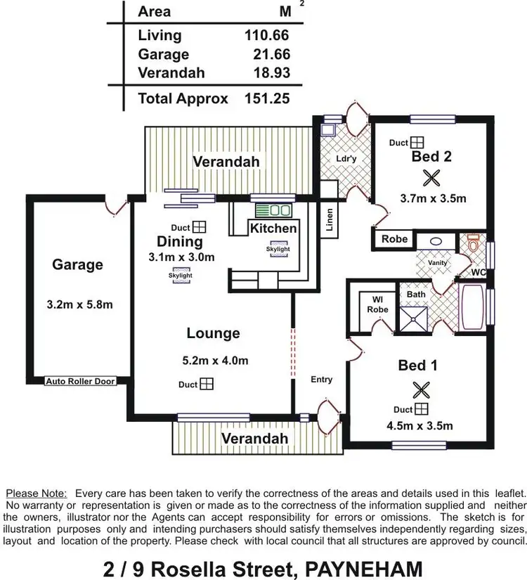 Floorplan of Homely house listing, 2/9 Rosella St, Payneham SA 5070