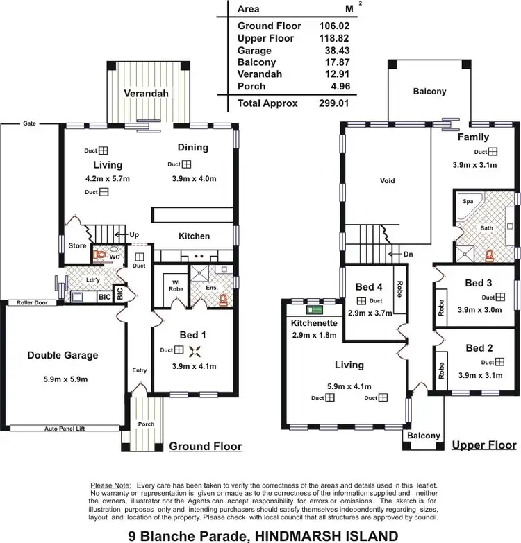 Floorplan of Homely house listing, 9 Blanche Parade, Hindmarsh Island SA 5214