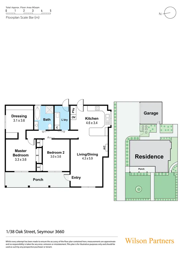 Floorplan of Homely house listing, 1/38 Oak Street, Seymour VIC 3660
