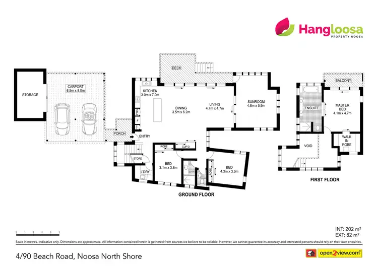Floorplan of Homely house listing, 4/90 Beach Road, Noosa North Shore QLD 4565