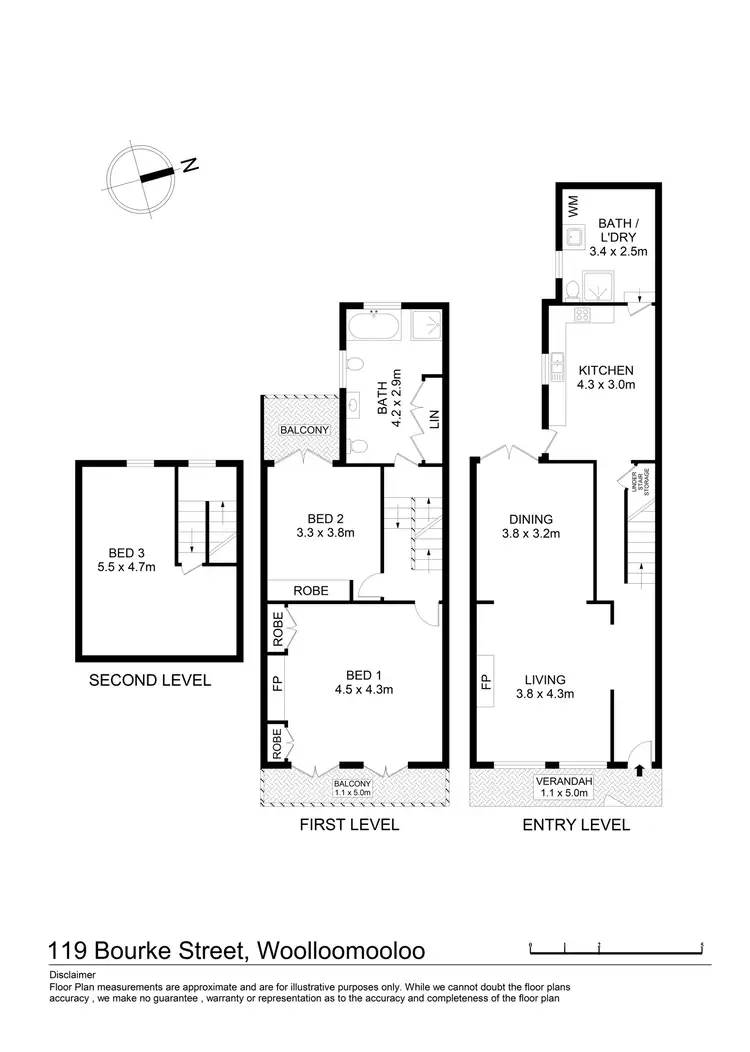 Floorplan of Homely house listing, 119 Bourke Street, Woolloomooloo NSW 2011