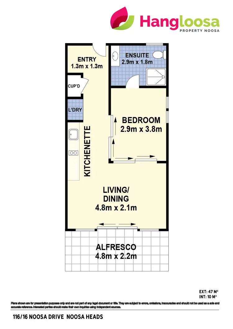 Floorplan of Homely unit listing, 116/16 Noosa Drive, Noosa Heads QLD 4567
