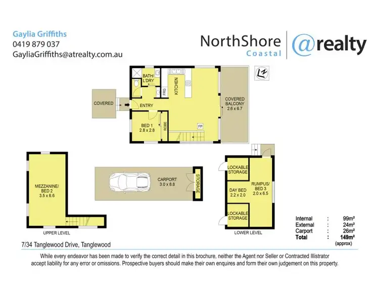 Floorplan of Homely house listing, 7/34 Tanglewood Drive, Tanglewood NSW 2488
