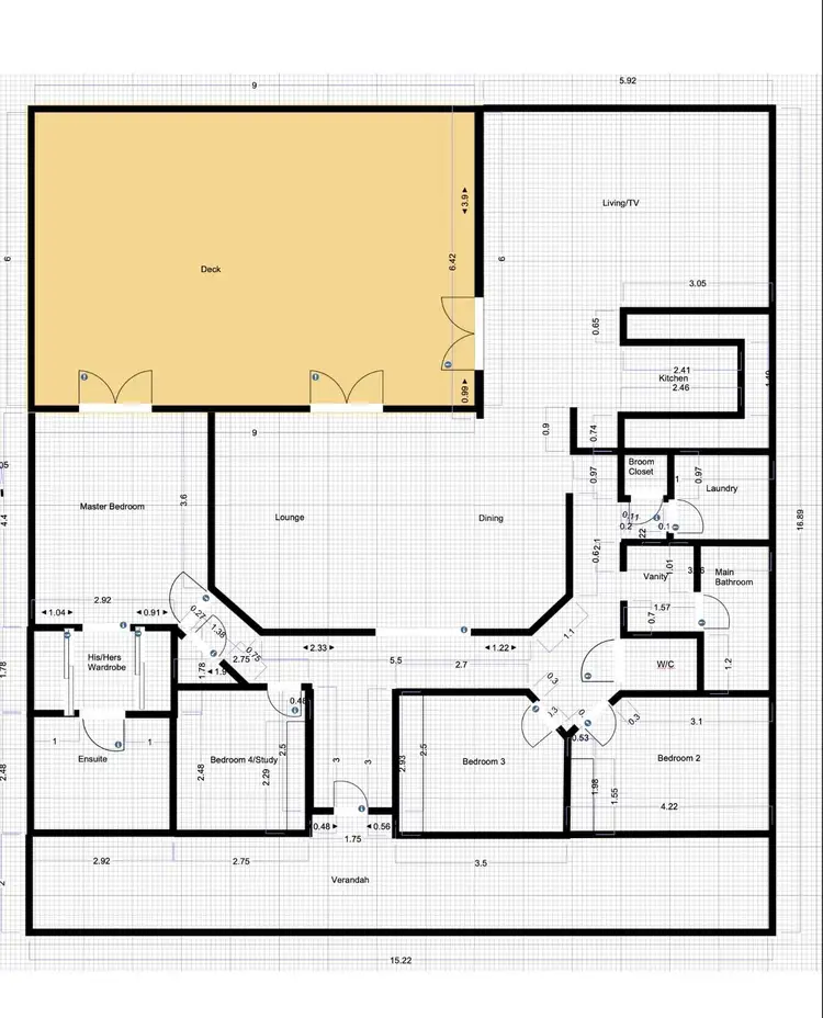 Floorplan of Homely rural property listing, 5 Merewether Close, North Rothbury NSW 2335
