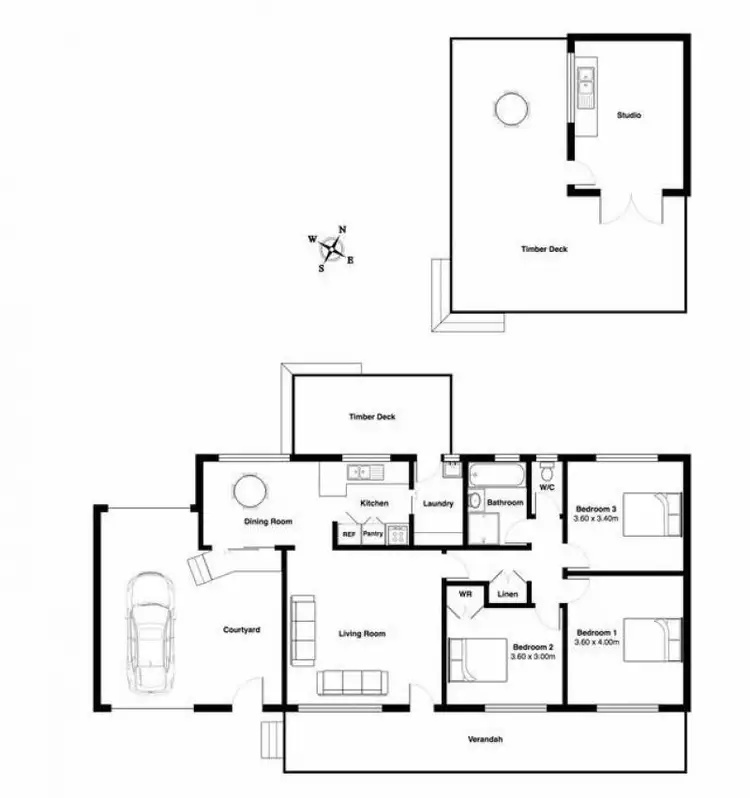 Floorplan of Homely house listing, 21 Telopea Drive, Taree NSW 2430