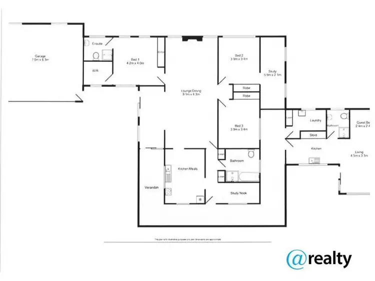 Floorplan of Homely rural property listing, 192 Bril Bril Road, Rollands Plains NSW 2441