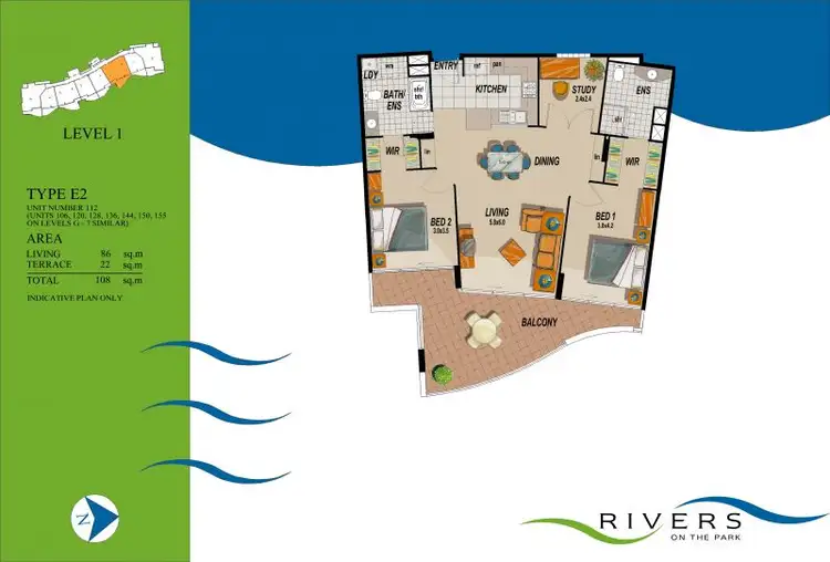 Floorplan of Homely apartment listing, 213/26 Patrick Lane, Toowong QLD 4066