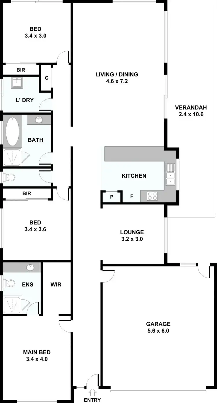 Floorplan of Homely house listing, 12 Cove Place, Springfield Lakes QLD 4300
