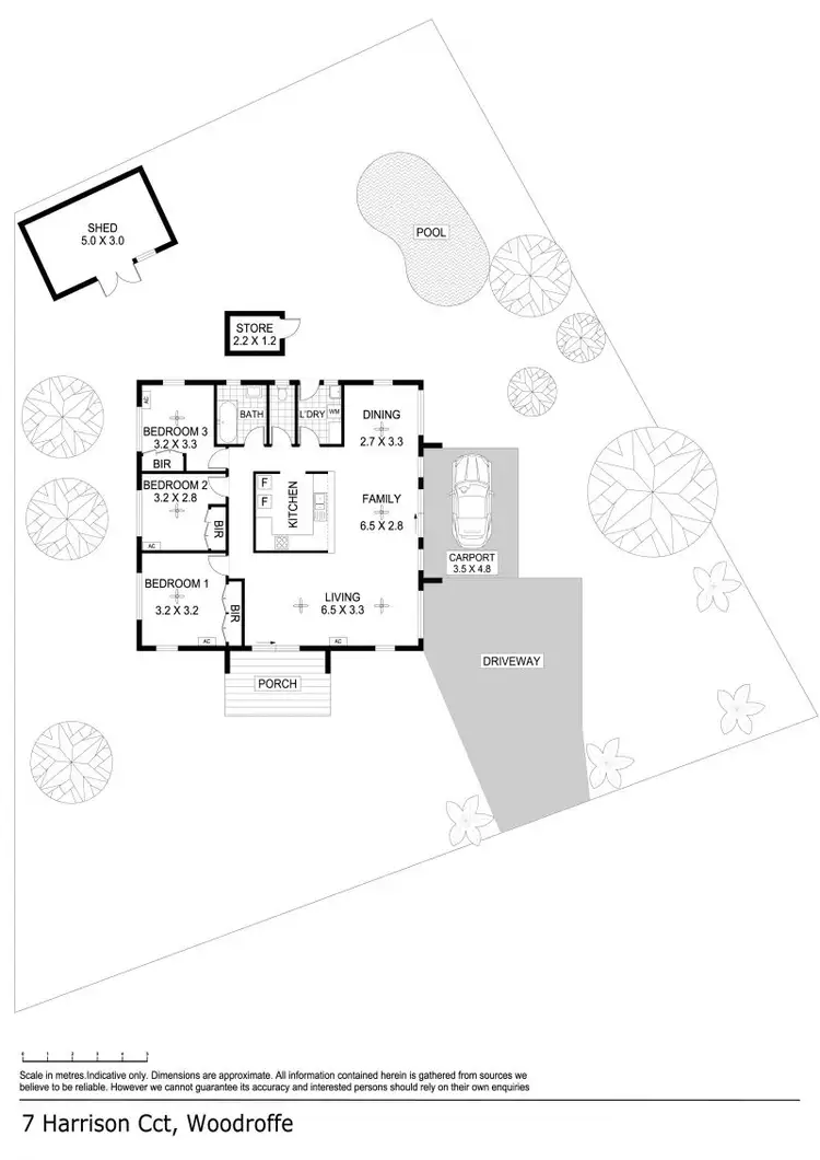 Floorplan of Homely house listing, 7 Harrison Circuit, Woodroffe NT 830