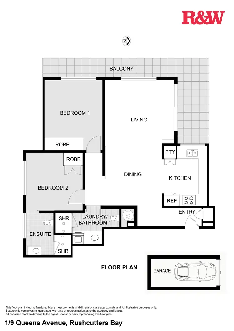 Floorplan of Homely apartment listing, 1/9-11 Queens Avenue, Rushcutters Bay NSW 2011