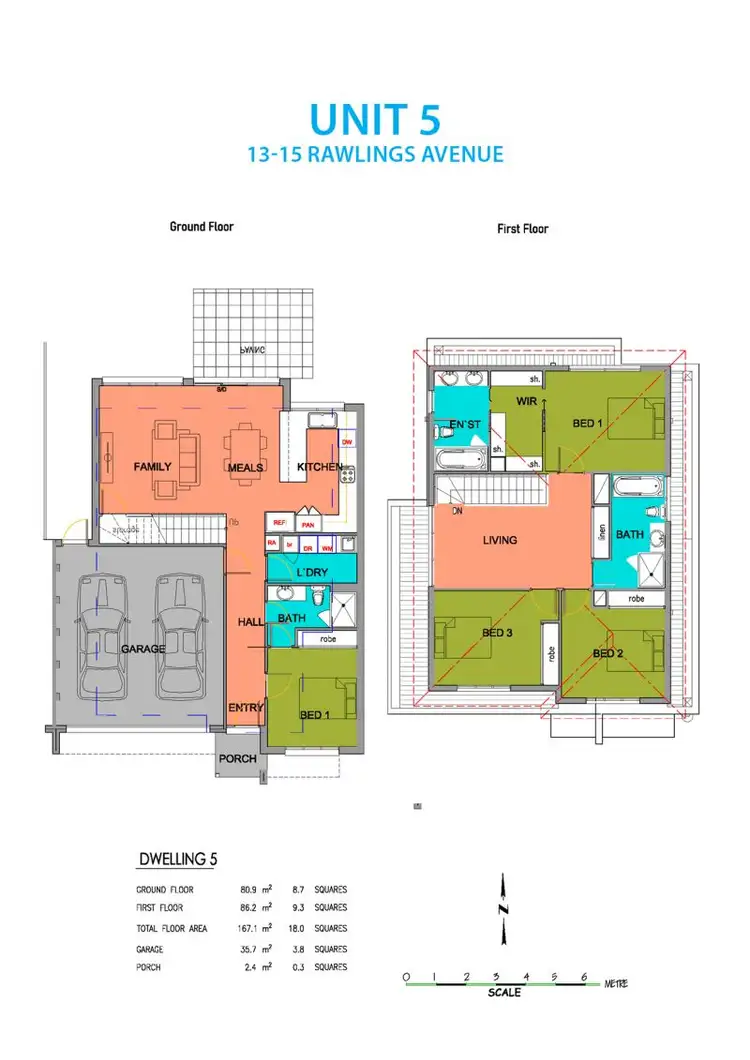 Floorplan of Homely townhouse listing, 5/13-15 Rawlings Avenue, Ferntree Gully VIC 3156