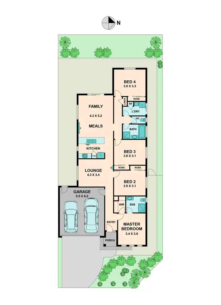 Floorplan of Homely house listing, 2 Narrowleaf Street, Wallan VIC 3756