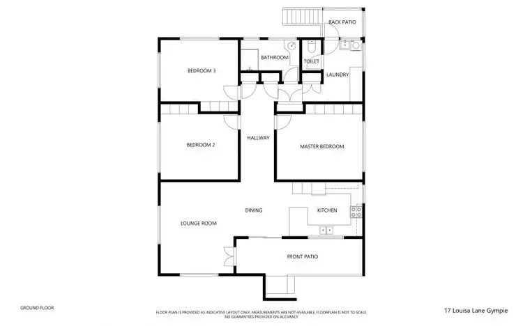 Floorplan of Homely house listing, 17 Louisa Lane, Gympie QLD 4570