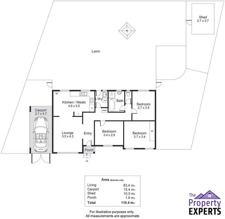 Floorplan of Homely house listing, 56 Arnold Drive, Hackham SA 5163