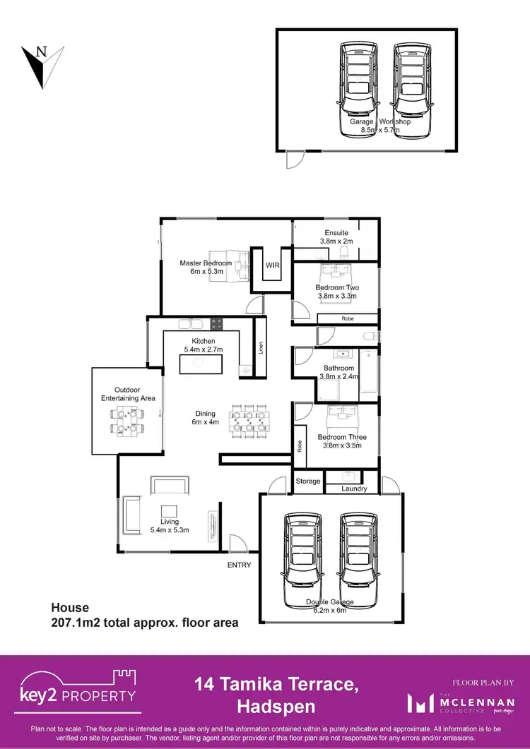 Floorplan of Homely house listing, 14 Tamika Terrace, Hadspen TAS 7290