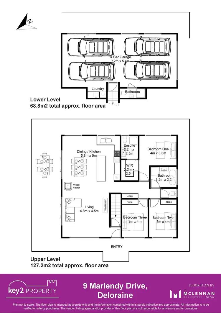 Floorplan of Homely house listing, 9 Marlendy Drive, Deloraine TAS 7304