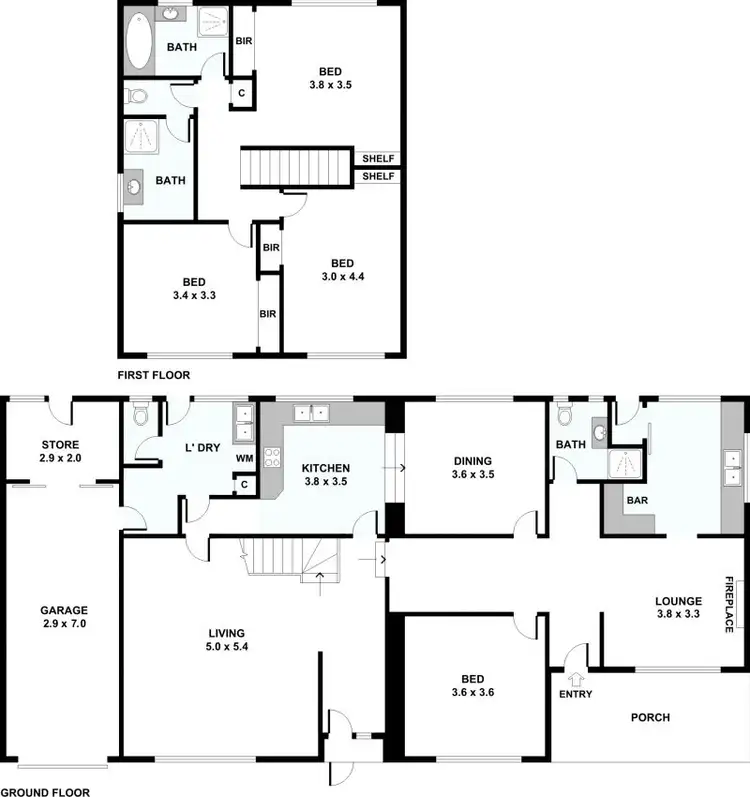 Floorplan of Homely house listing, 112 Civic Parade, Altona VIC 3018