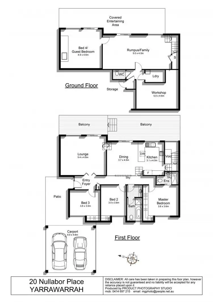 Floorplan of Homely house listing, 20 Nullabor Place, Yarrawarrah NSW 2233