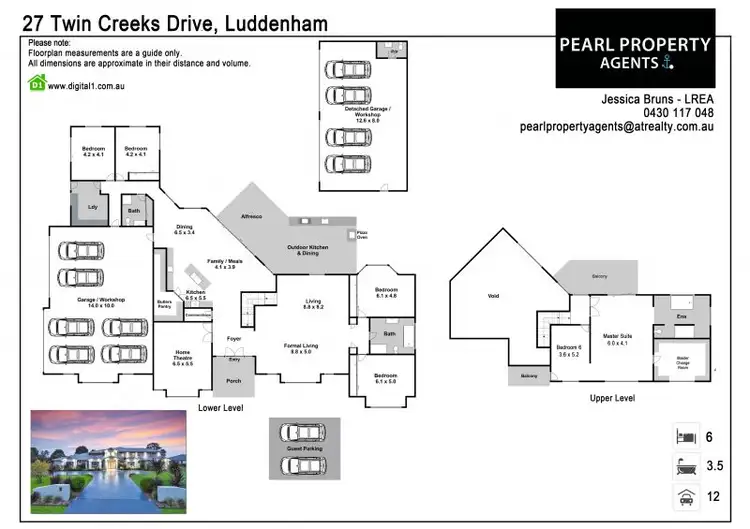 Floorplan of Homely house listing, 27 Twin Creeks Drive, Luddenham NSW 2745