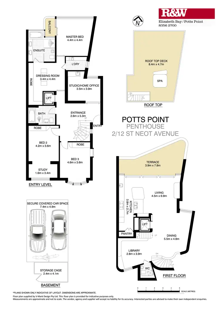 Floorplan of Homely apartment listing, 2/12 St Neot Avenue, Potts Point NSW 2011