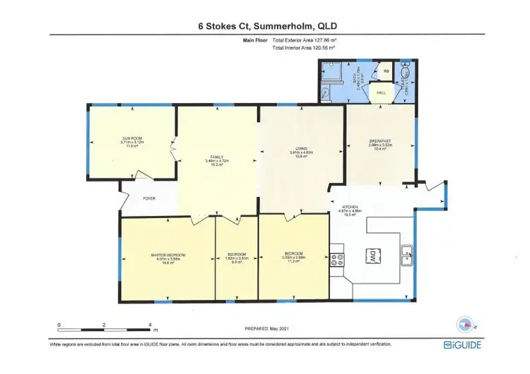 Floorplan of Homely rural property listing, 6 Stokes Court, Summerholm QLD 4341
