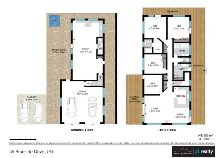 Floorplan of Homely rural property listing, 55 Braeside Drive, Uki NSW 2484