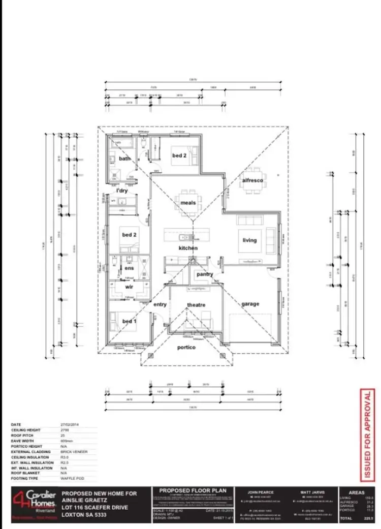 Floorplan of Homely house listing, 2 Schaefer Drive, Loxton SA 5333