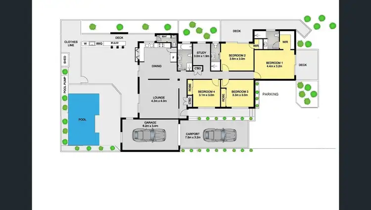 Floorplan of Homely house listing, 41 Ruskin Street, Byron Bay NSW 2481