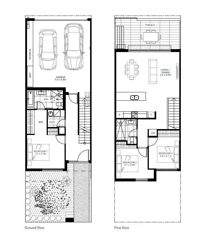 Floorplan of Homely townhouse listing, Lot 126 430 Blackshaws RD, Altona North VIC 3025
