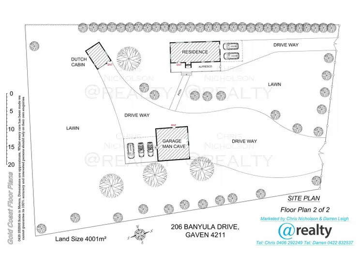 Floorplan of Homely rural property listing, 206 Banyula Drive, Gaven QLD 4211