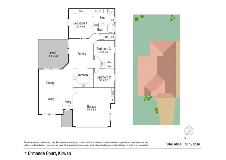 Floorplan of Homely house listing, 4 Ormonde Court, Kirwan QLD 4817