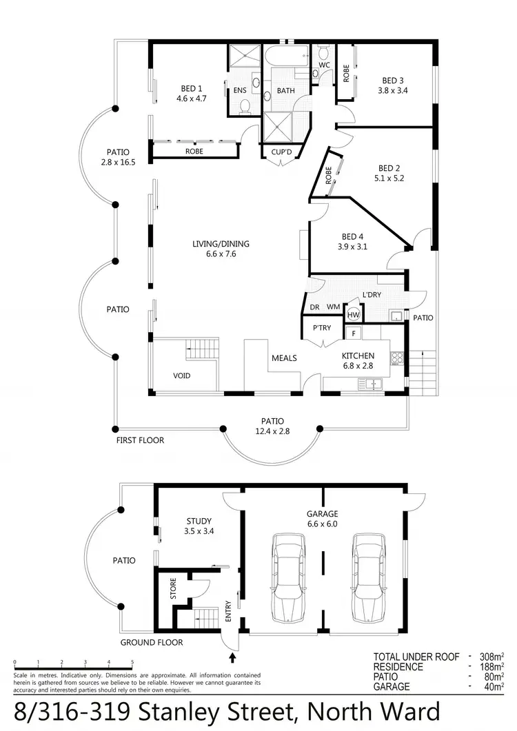 Floorplan of Homely apartment listing, 8/316-318 Stanley Street, North Ward QLD 4810