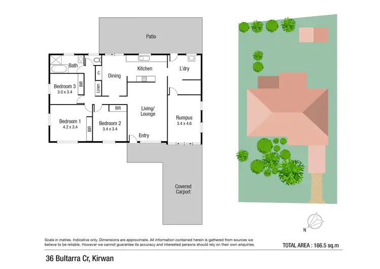 Floorplan of Homely house listing, 36 Bultarra Crescent, Kirwan QLD 4817