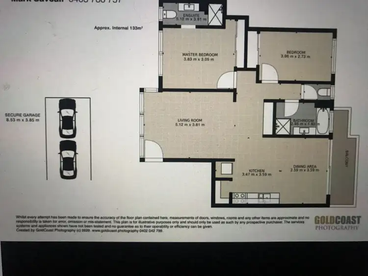 Floorplan of Homely apartment listing, 7/3 PACIFIC STREET, Main Beach QLD 4217