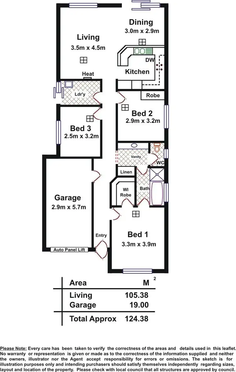 Floorplan of Homely house listing, 6/23 Susan Street, St Agnes SA 5097