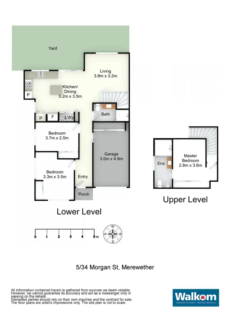 Floorplan of Homely townhouse listing, 5/34 Morgan Street, Merewether NSW 2291