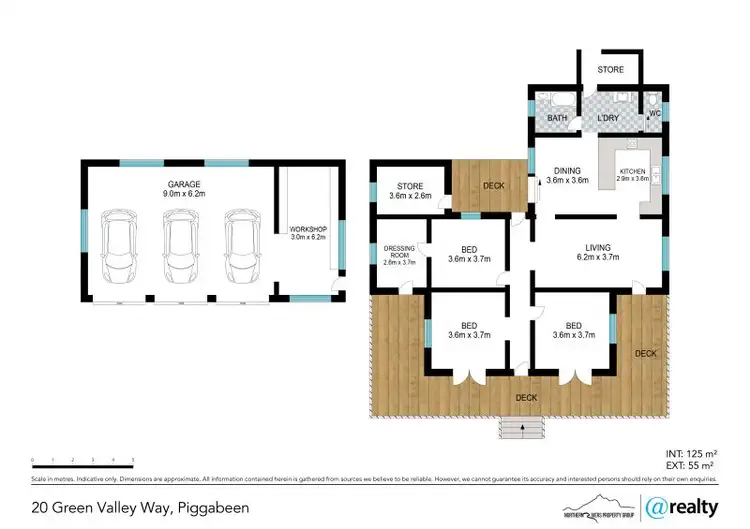 Floorplan of Homely rural property listing, 20 Green Valley Way, Piggabeen NSW 2486