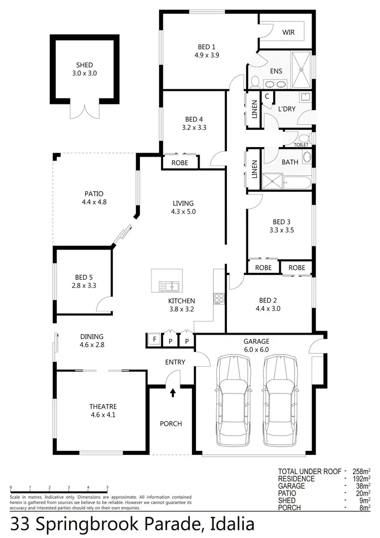 Floorplan of Homely house listing, 33 Springbrook Parade, Idalia QLD 4811